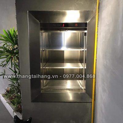 Thang tời thực phẩm - tải trọng 50kg đến 500kg - thangtaihang.vn