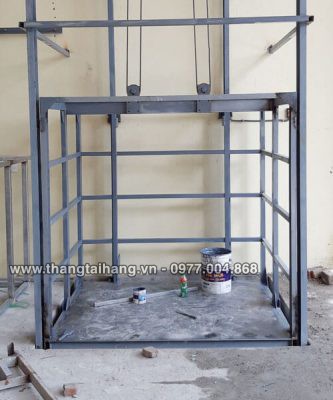 Mua thang tời hàng 300kg – 3 tầng giá tốt