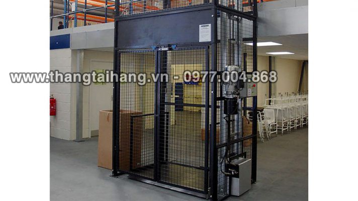 Thang tời hàng công nghiệp Hà Nội - Thiết kế đơn giản, gọn gàng, an toàn