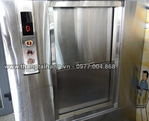 Thang tời thức ăn đơn giản giá rẻ tại Hà Nội - 0911.81.9997