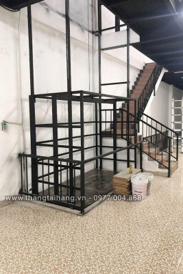 Xưởng thi công thang tời hàng Hà Nội Lưu ý khi lắp đặt